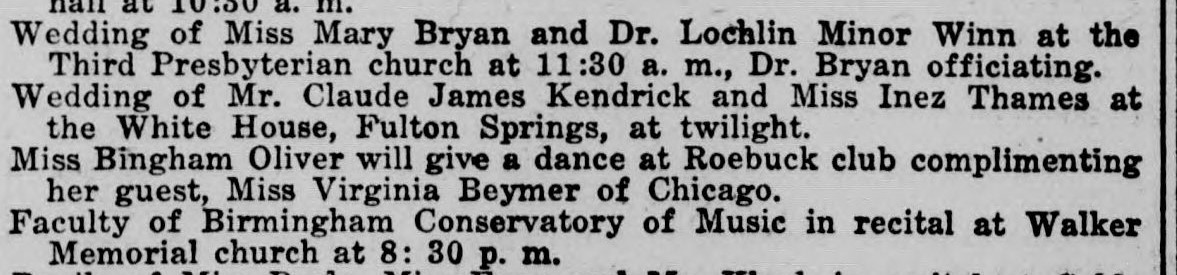 Mary Bryan-Dr. Lochlin Minor Winn